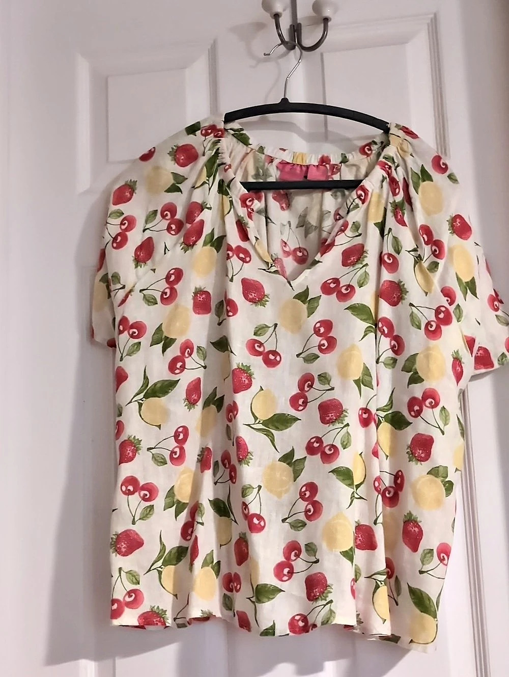 Cynthia Rowley Floral Linen Blouse /Top